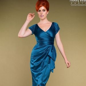 NBW!!! PUG Ava dress in Teal.  Size L